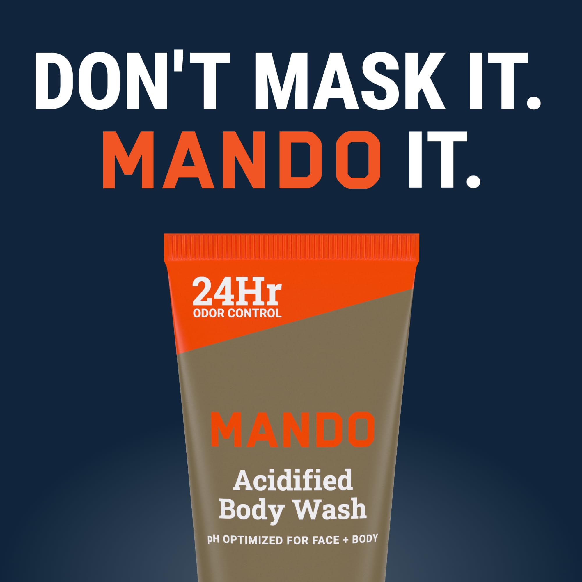 Mando Odor Shield packaging shows the 8.5 oz size.