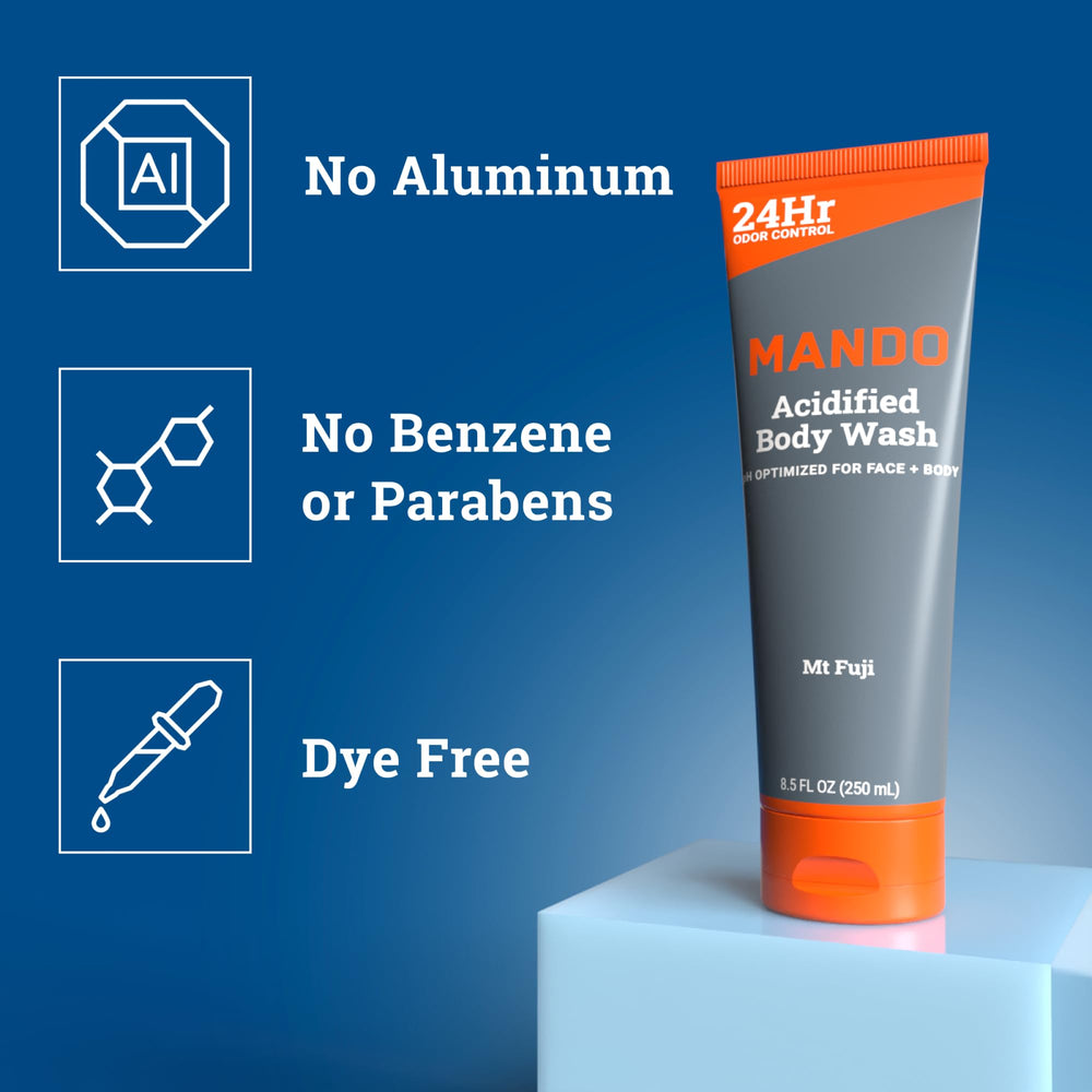 Mando Odor Shield crème, texture douce pour la peau.