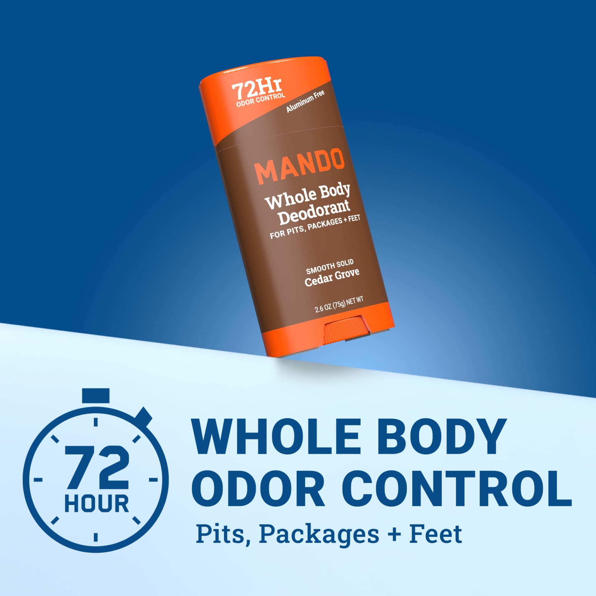 Mando pack deux déodorants pour homme, solution pratique.