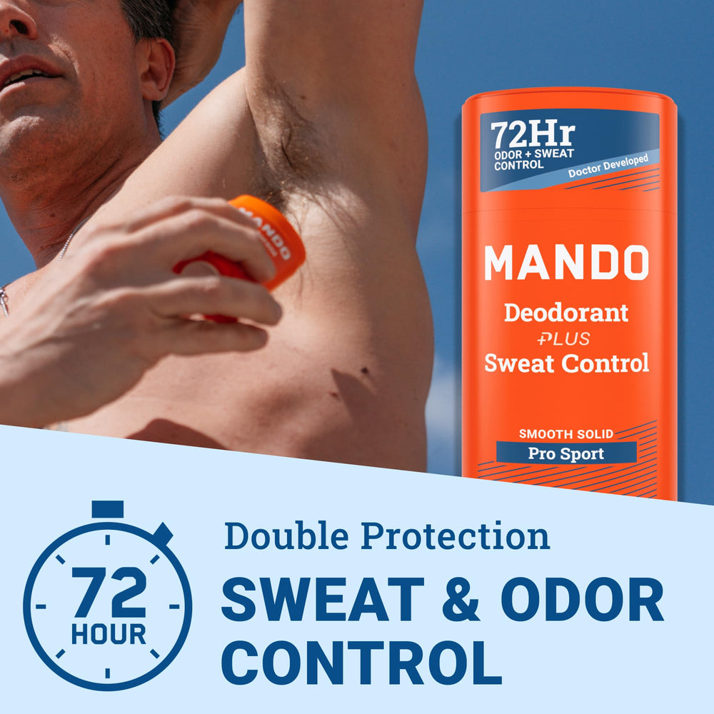 Mando Pro Sport bâton – gros plan sur la texture et sensation sèche
