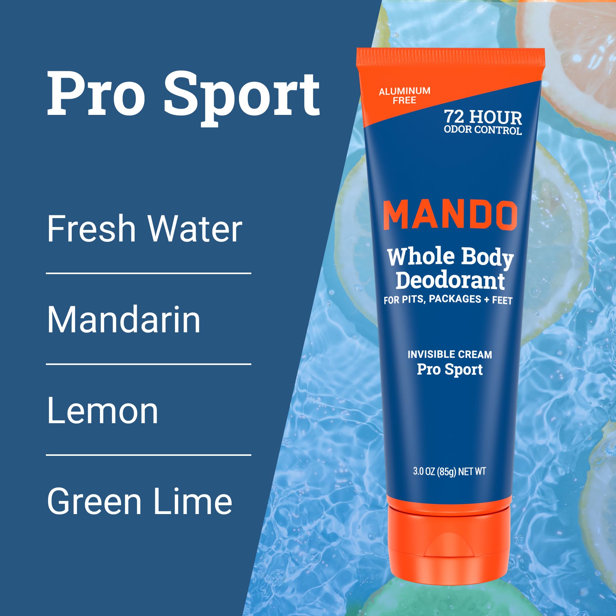 Déodorant Mando sans bicarbonate – respectueux de la peau