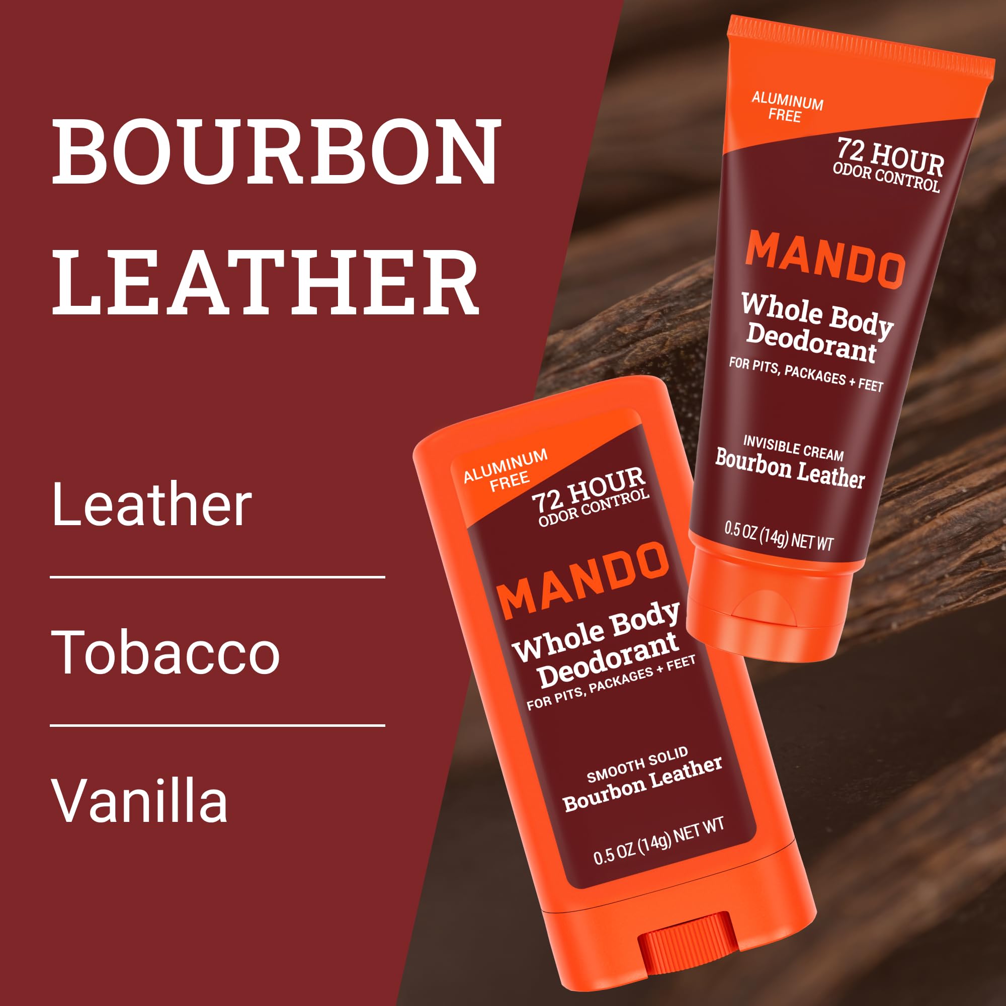 Senteur Bourbon Leather de Mando, parfum masculin durable et agréable.
