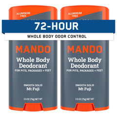 Mando déodorant sans aluminium, texture lisse pour une fraîcheur durable