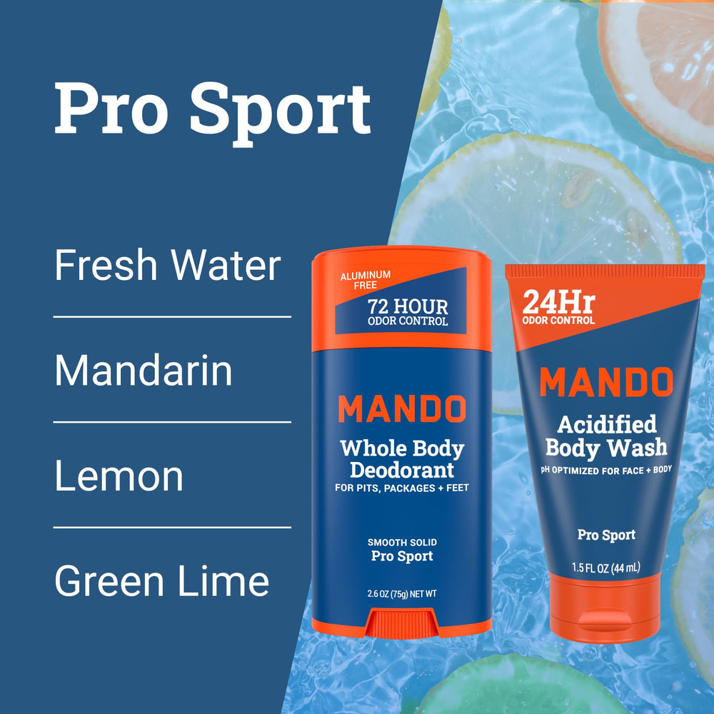 Mando routine zone odorante pour aisselles et pieds.