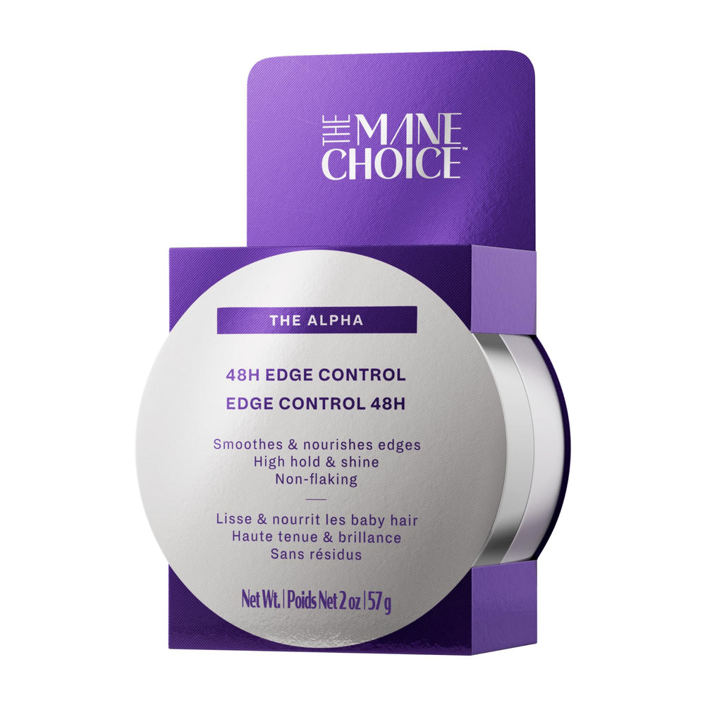 The Mane Choice The Alpha 48H Edge Control – Sans huile minérale, parabènes et sulfates.