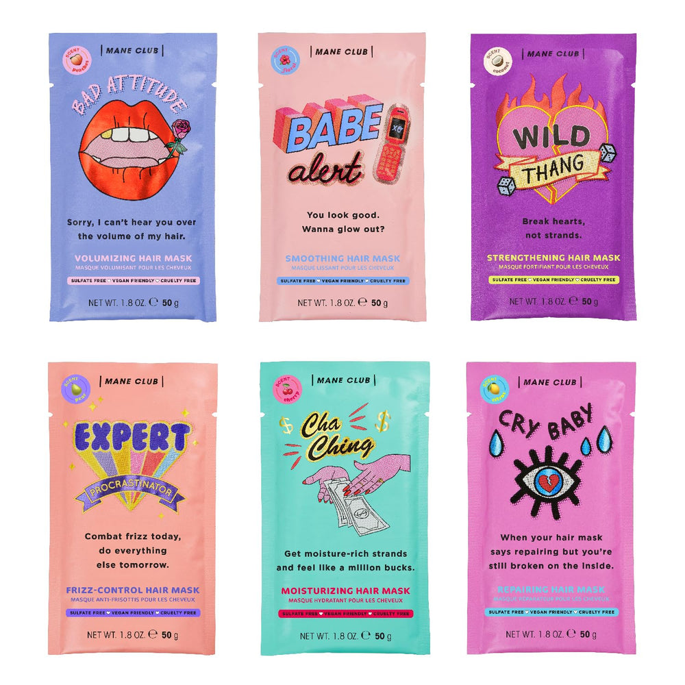 MANE CLUB Pack Découverte – bouteille d’après-conditionneur profond pour cheveux hydratés.