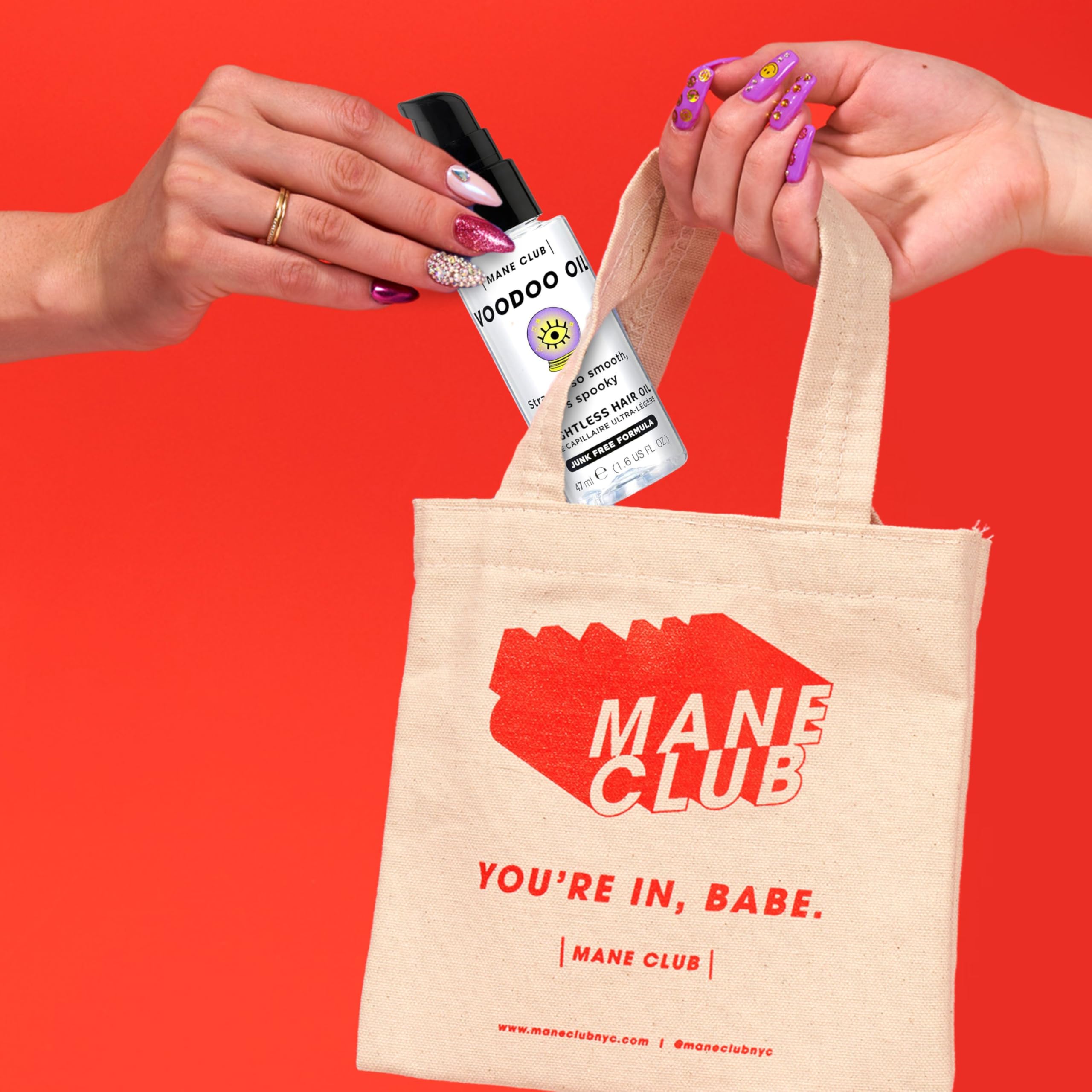 MANE CLUB Huile Voodoo — fabriquée aux États‑Unis avec contrôle qualité.