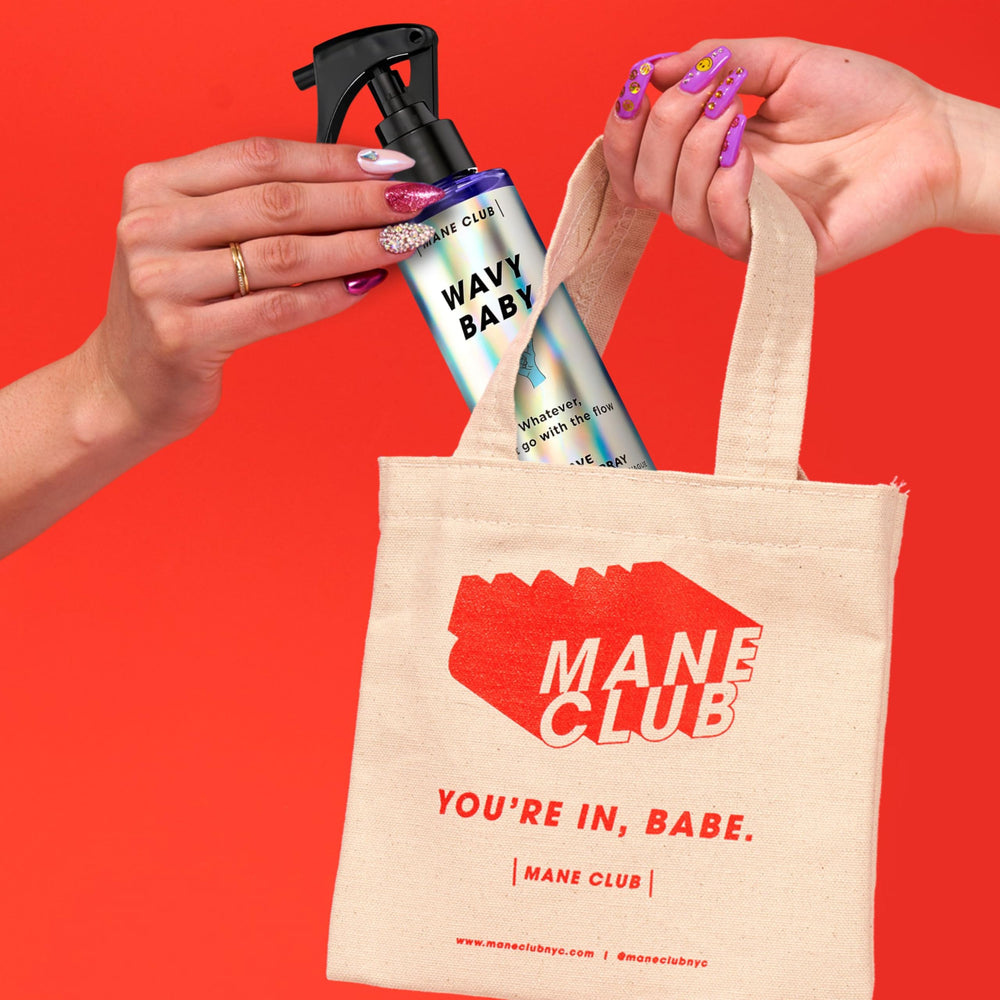 MANE CLUB Wavy Baby Wave Texture Spray : formule sans sulfates, parabènes, phtalates, gluten et alcool.