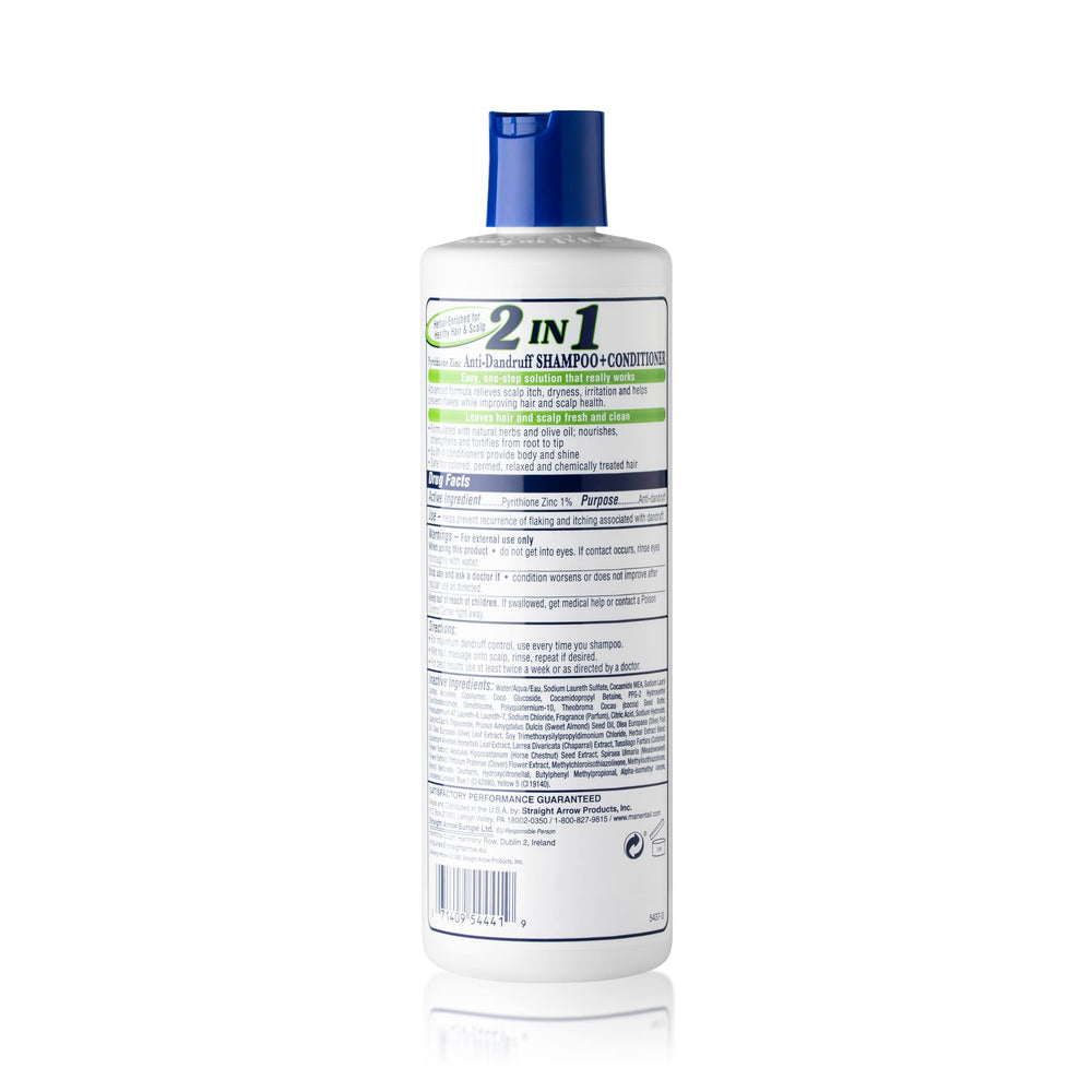 Mane 'n Tail Daily Control présente herbes et huile d'olive nourrissant les cheveux.