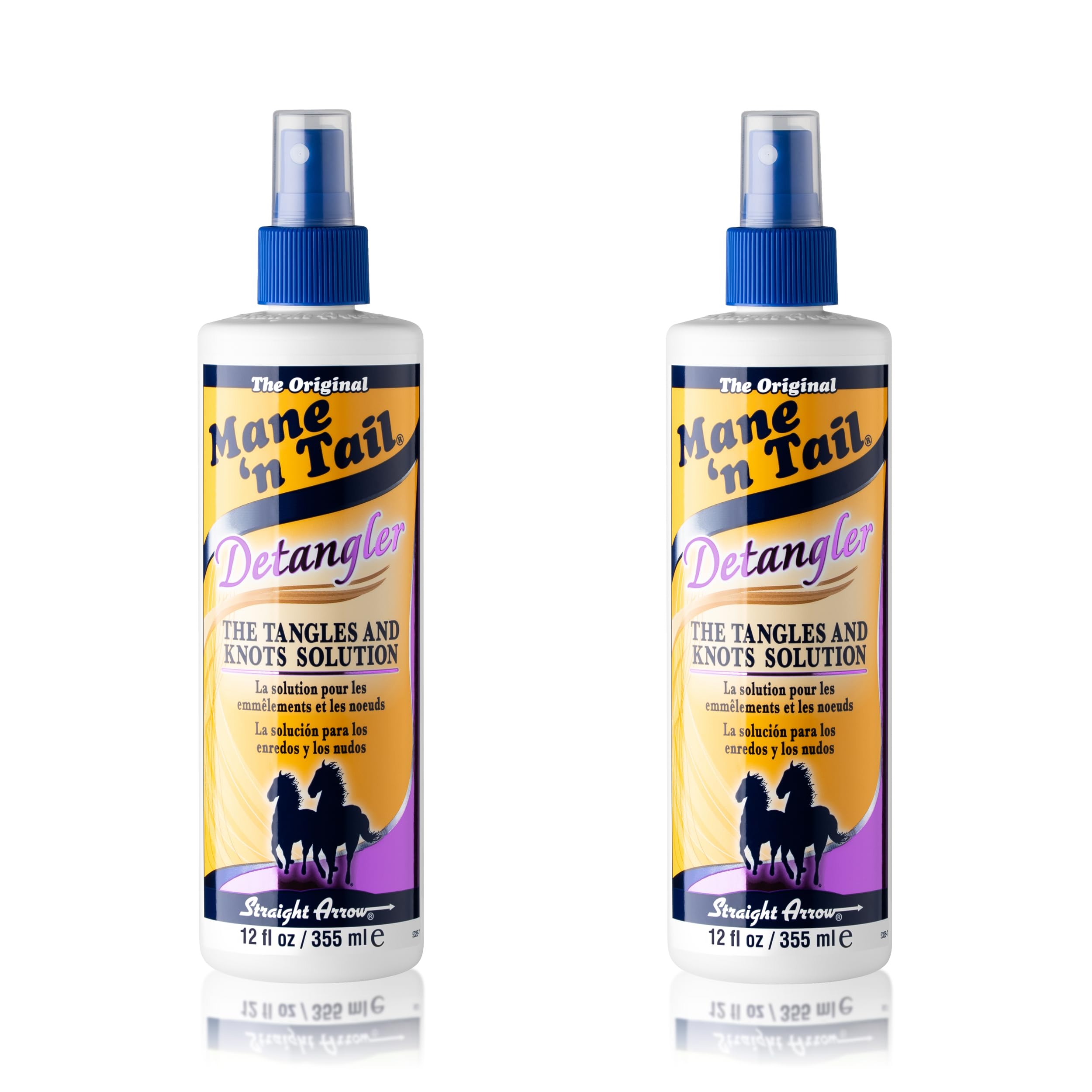 Mane 'n Tail Démêlant 2-pack, fleur-pomme, démêle en douceur.