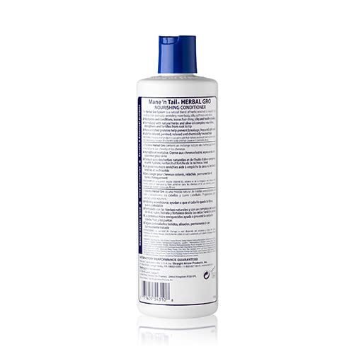 Herbes naturelles utilisées dans le duo Mane 'n Tail pour cheveux nourris.