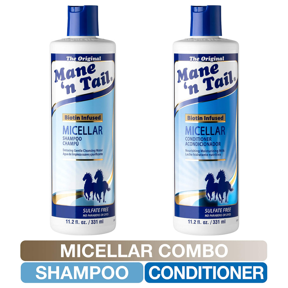 Mane n Tail shampooing biotine-infusé image montrant fortification capillaire potentielle
