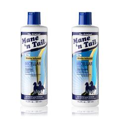 Mane n Tail shampooing micellaire en bouteille pour nettoyage en douceur et détox cheveux