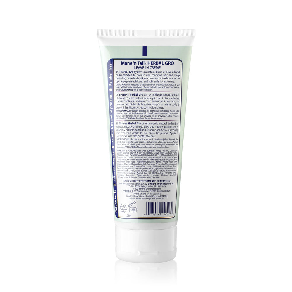 Après application, cheveux nourris et brillance grâce au Herbal Gro.