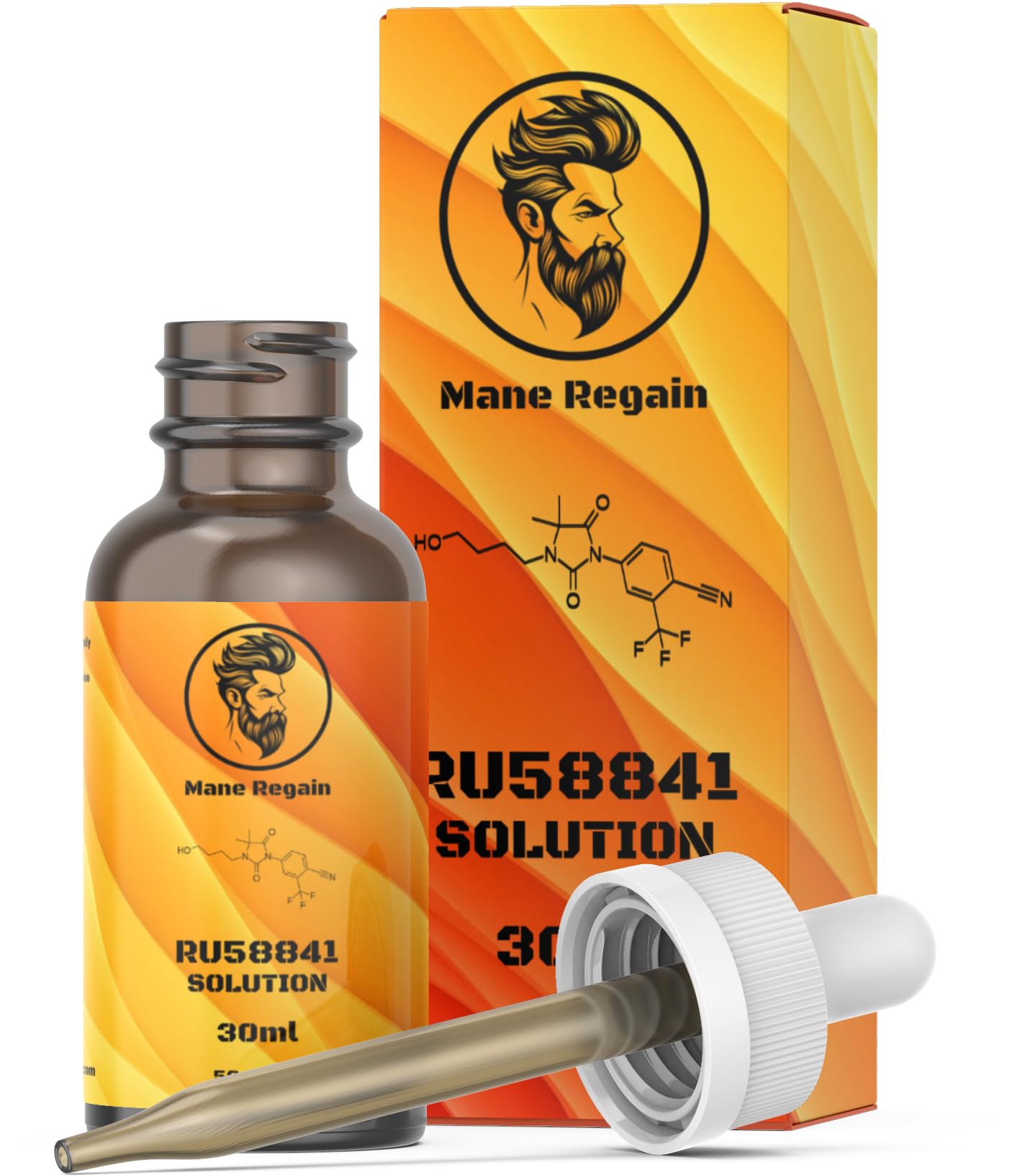 Mane Regain RU58841 avec applicateur goutte pour une application précise.