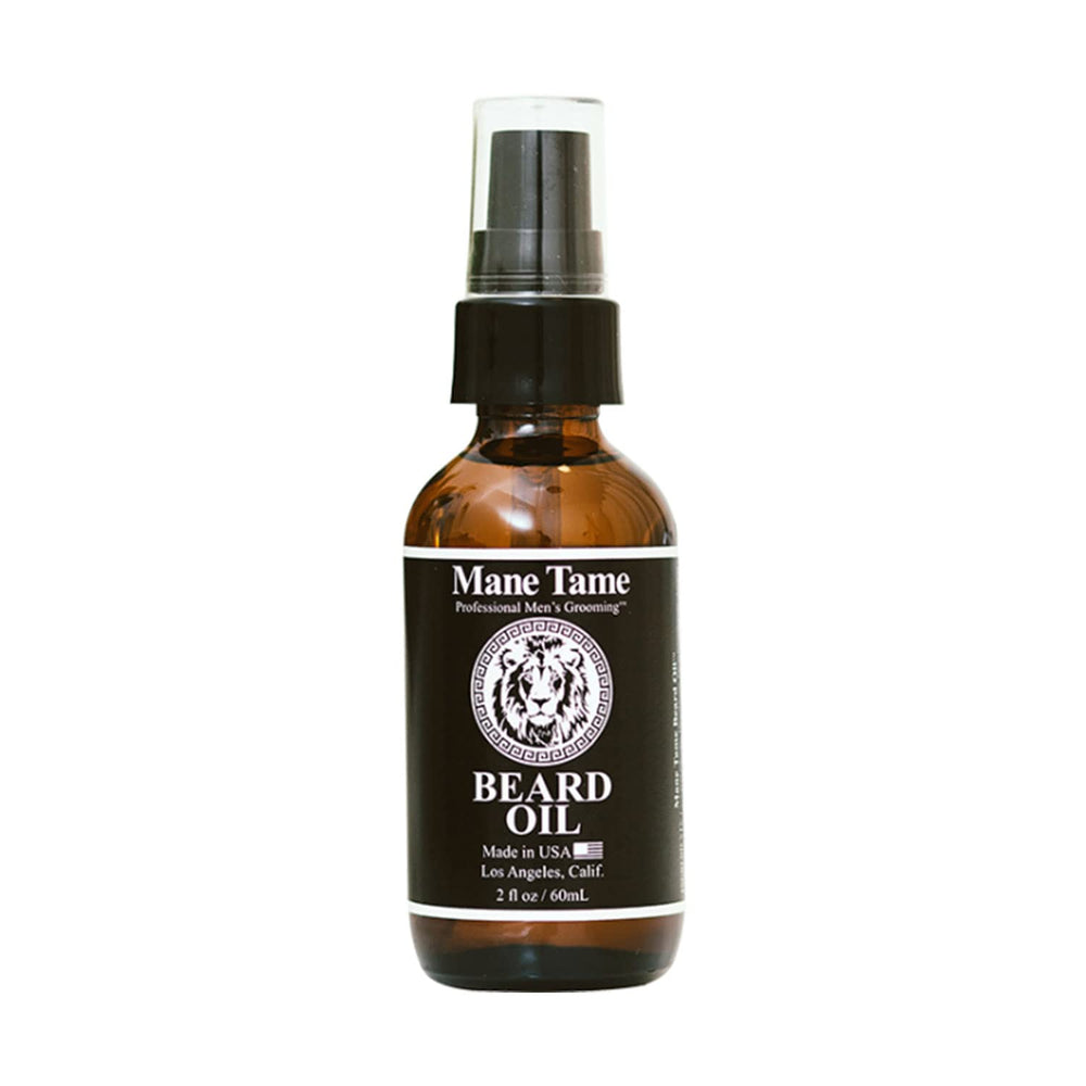 MANE TAME huile barbe pompe — application précise et sans gâchis.