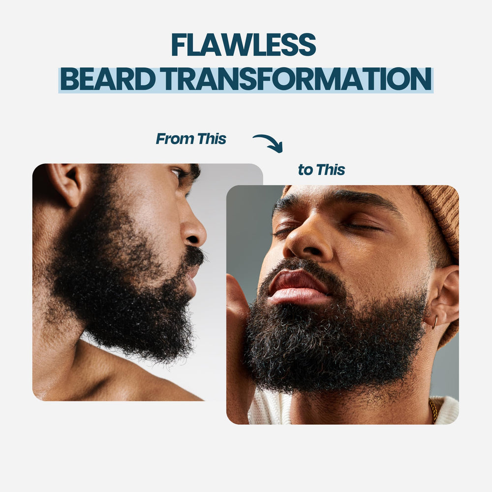 MANEMEN Formule 2-en-1 pour barbe et sourcils.