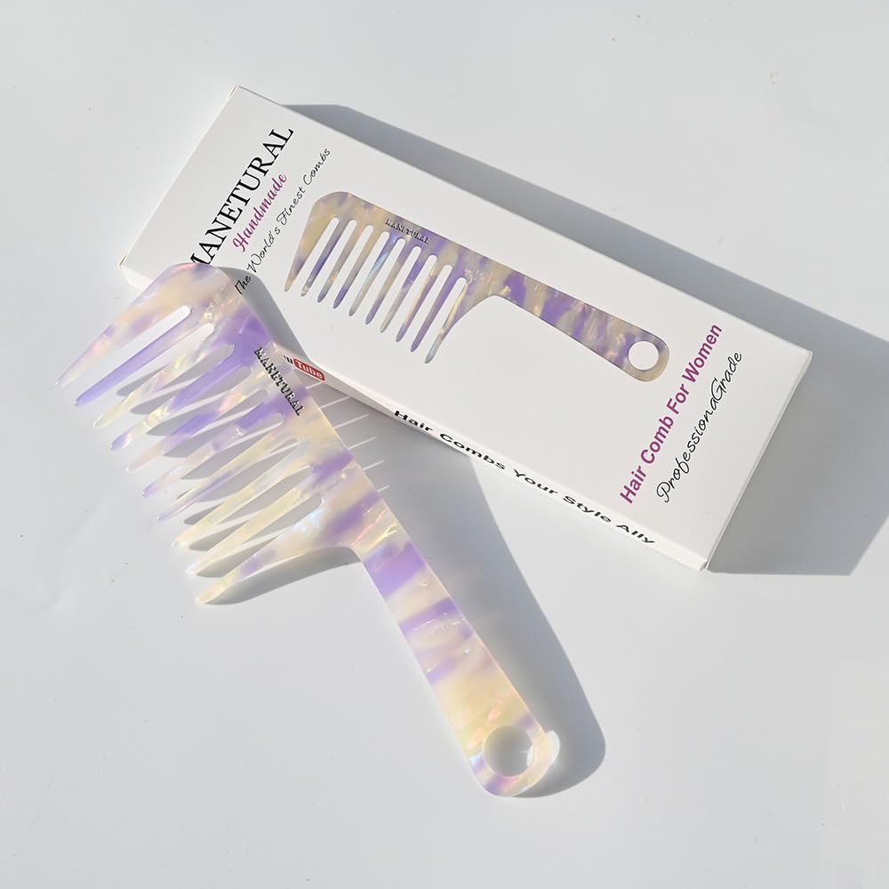 MANETURAL D1 – Dents larges pour démêler sans casse les nœuds