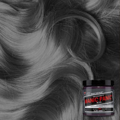 MANIC PANIC Alien Grey échantillons de teintes montrant les nuances possibles