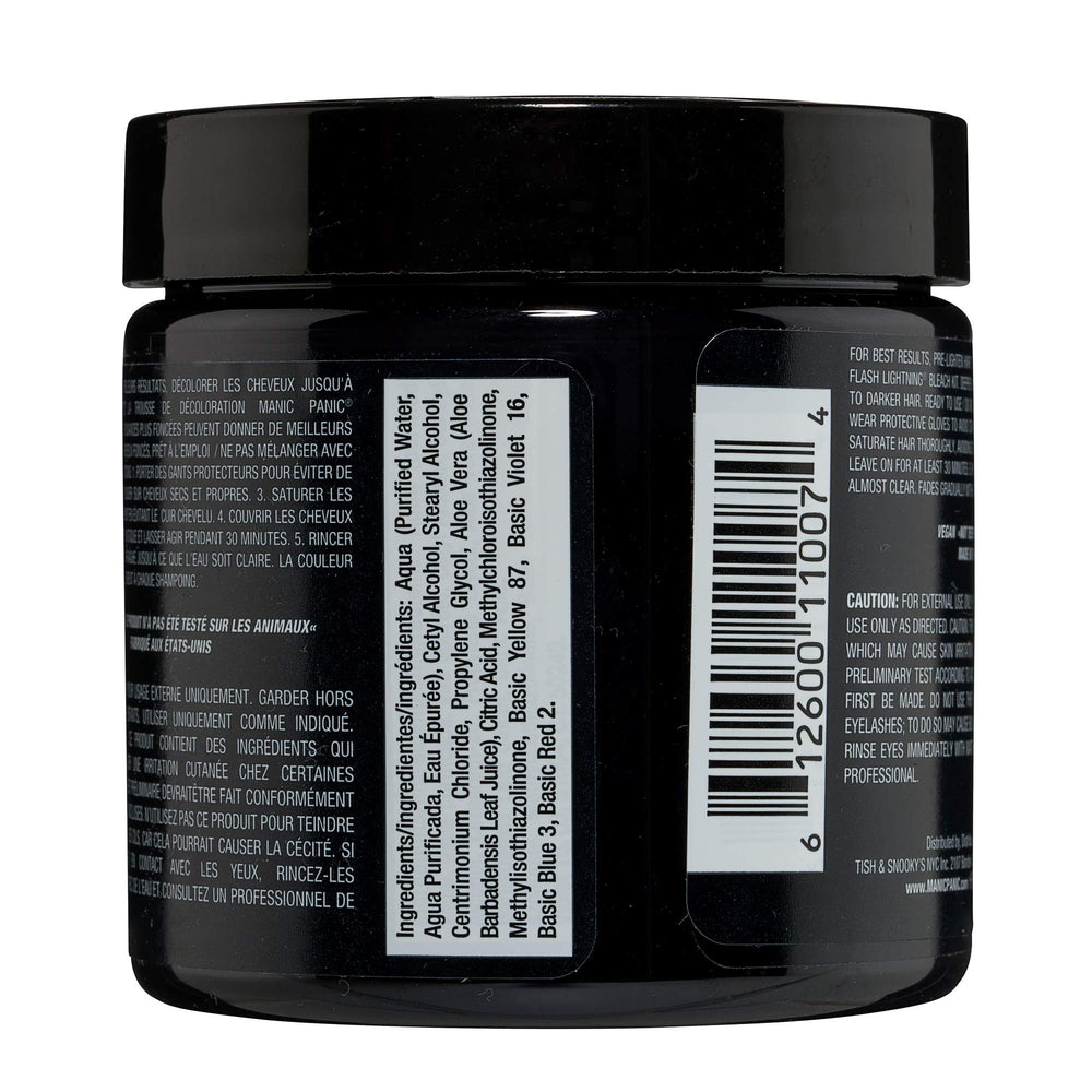 MANIC PANIC Classic Raven, échantillon de mélange pour nuances personnalisées.
