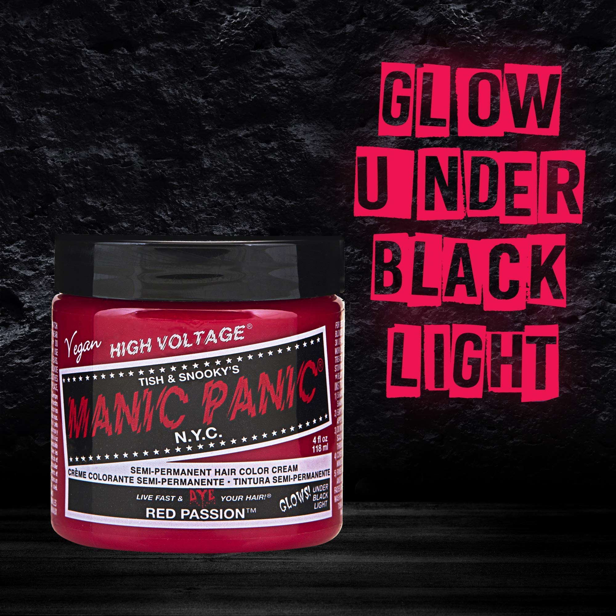 MANIC PANIC Classic Red Passion – Mélange facile avec d'autres teintes.