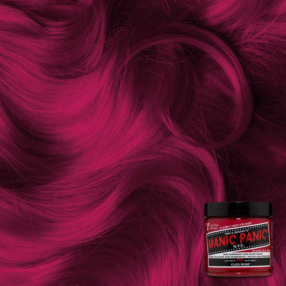 MANIC PANIC Cleo Rose — Cheveux pré-éclaircis pour de meilleurs résultats.