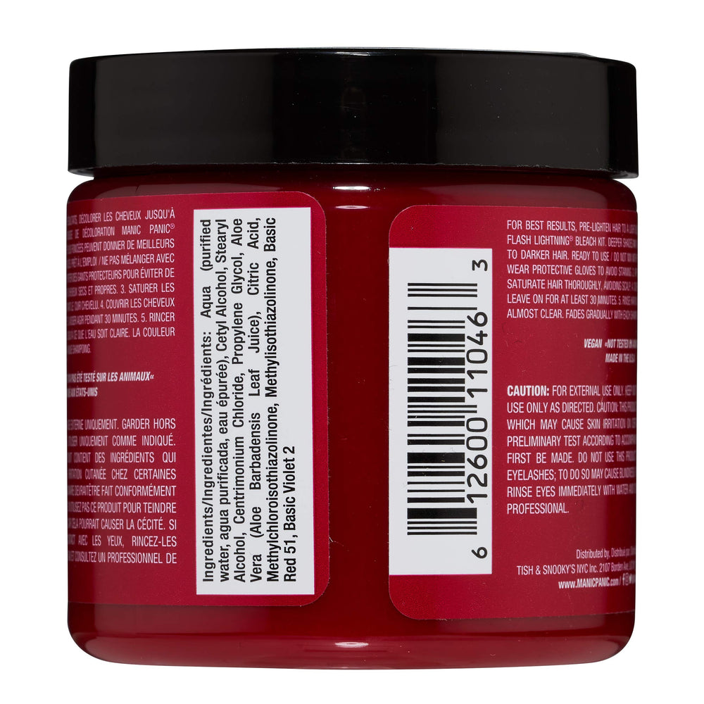 MANIC PANIC Cleo Rose — Échantillon montrant la teinte magenta chaude.