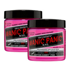 MANIC PANIC Cotton Candy Pink – flacon couleur vive prête à l’emploi pour cheveux