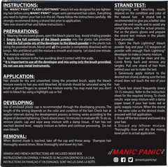 MANIC PANIC développeur 30-volume: éclaircissement optimal sur cheveux foncés