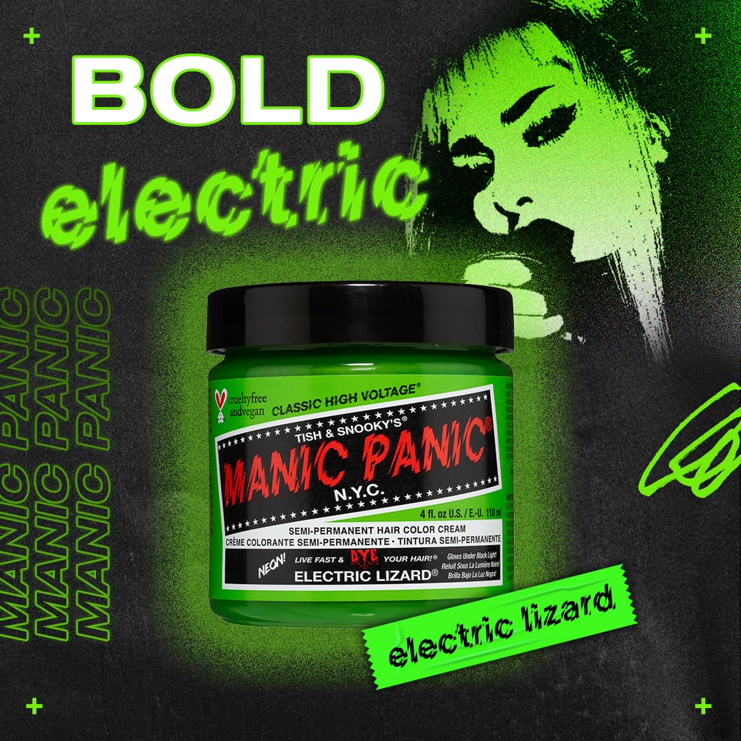MANIC PANIC Electric Lizard packaging végan et éthique