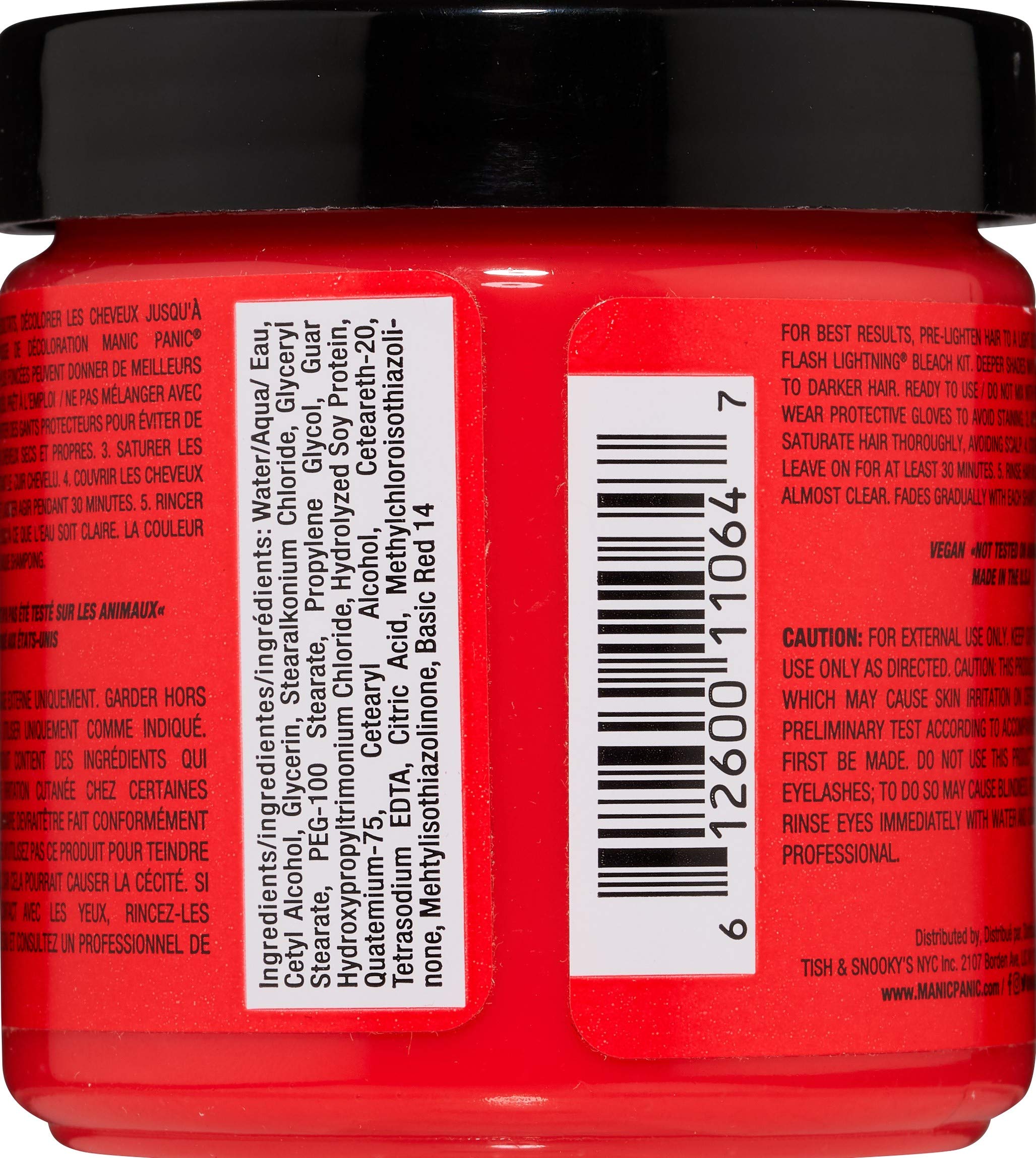 MANIC PANIC Electric Pink Pussycat – échantillon montrant rendu intense