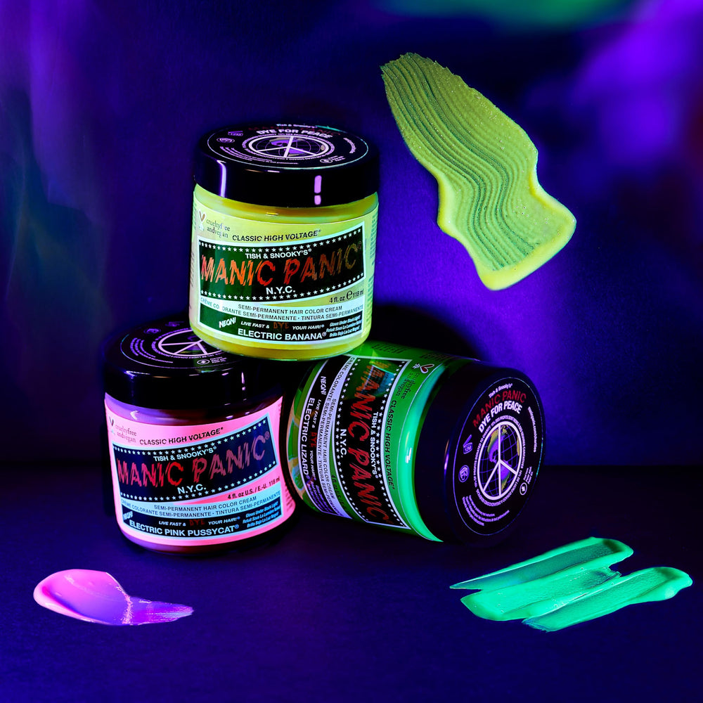 MANIC PANIC Electric Pink Pussycat – emballage refermable facilite plusieurs applications