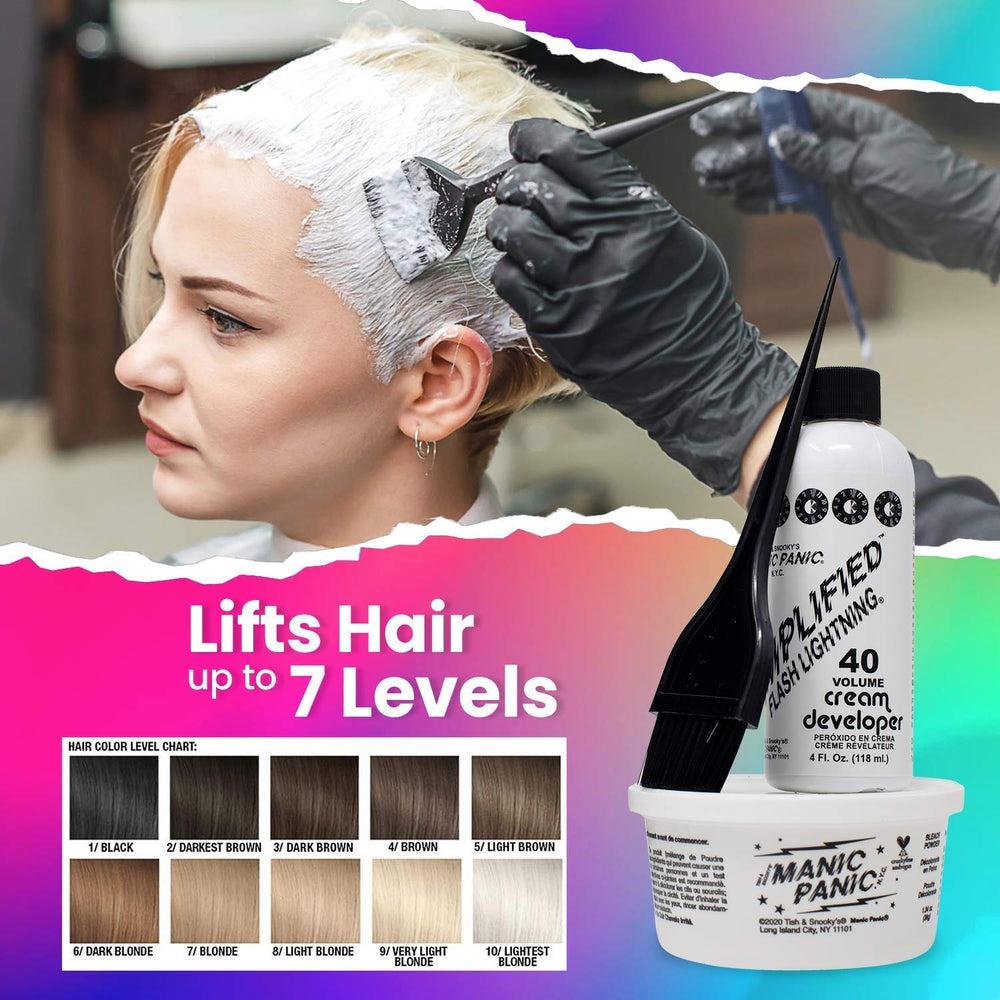 MANIC PANIC Flash Lightning brosse d application pour une application précise.