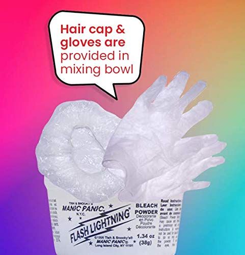 Capuchon plastique pour couvrir les cheveux pendant l’application.