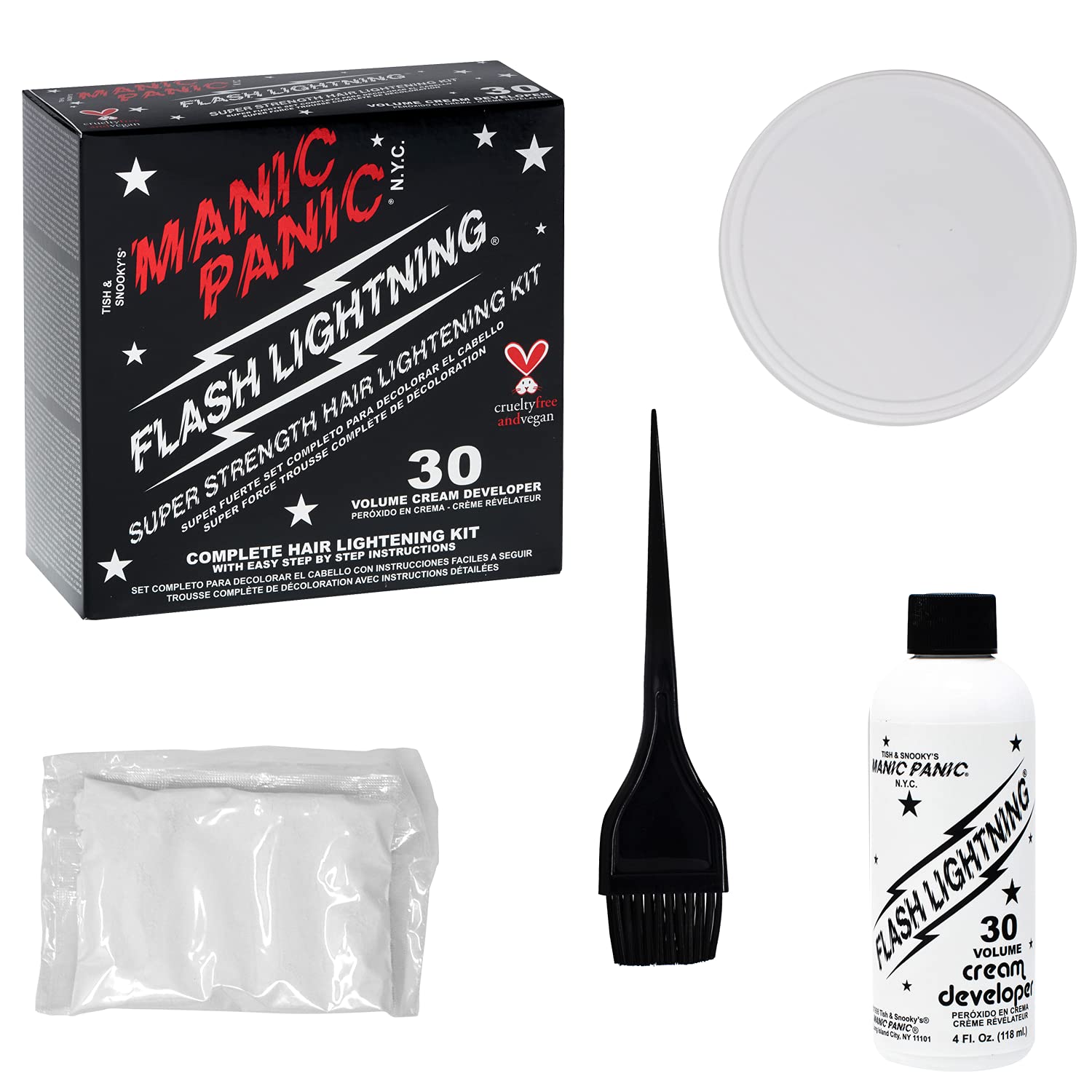 Gants inclus pour une manipulation sûre avec le kit Flash Lightning.