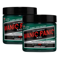 MANIC PANIC Green Envy – bouteille émeraude prête pour une couleur durable.