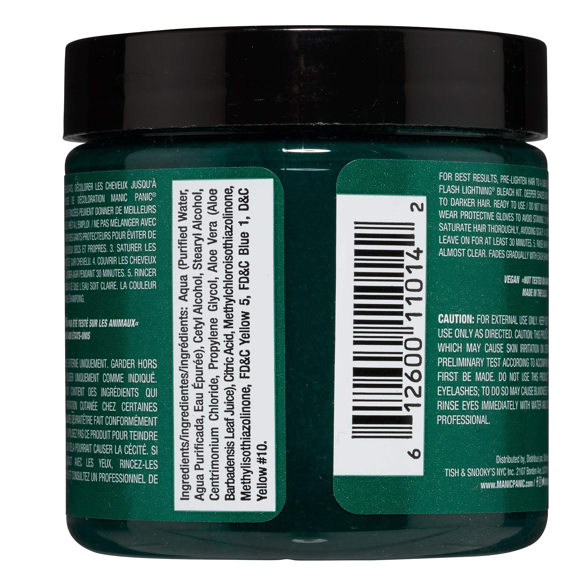 MANIC PANIC Green Envy mélange personnalisé pour teinte sur mesure