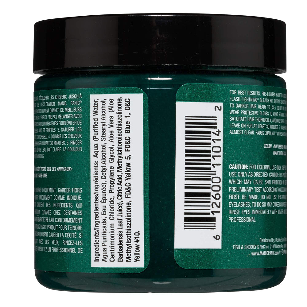 MANIC PANIC Green Envy mélange personnalisé pour teinte sur mesure