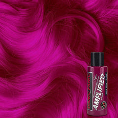 MANIC PANIC Hot Hot Pink Amplified – résultat final vibrant sur cheveux préparés