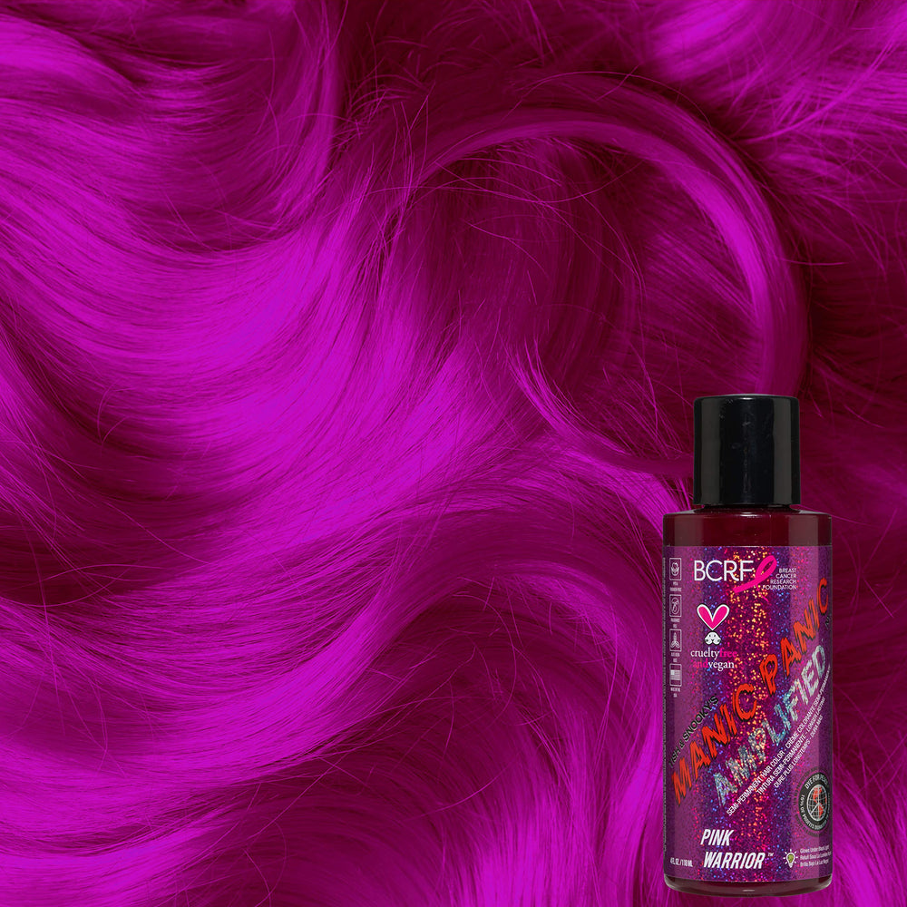 MANIC PANIC Pink Warrior application : texture crème qui couvre uniformément les cheveux.