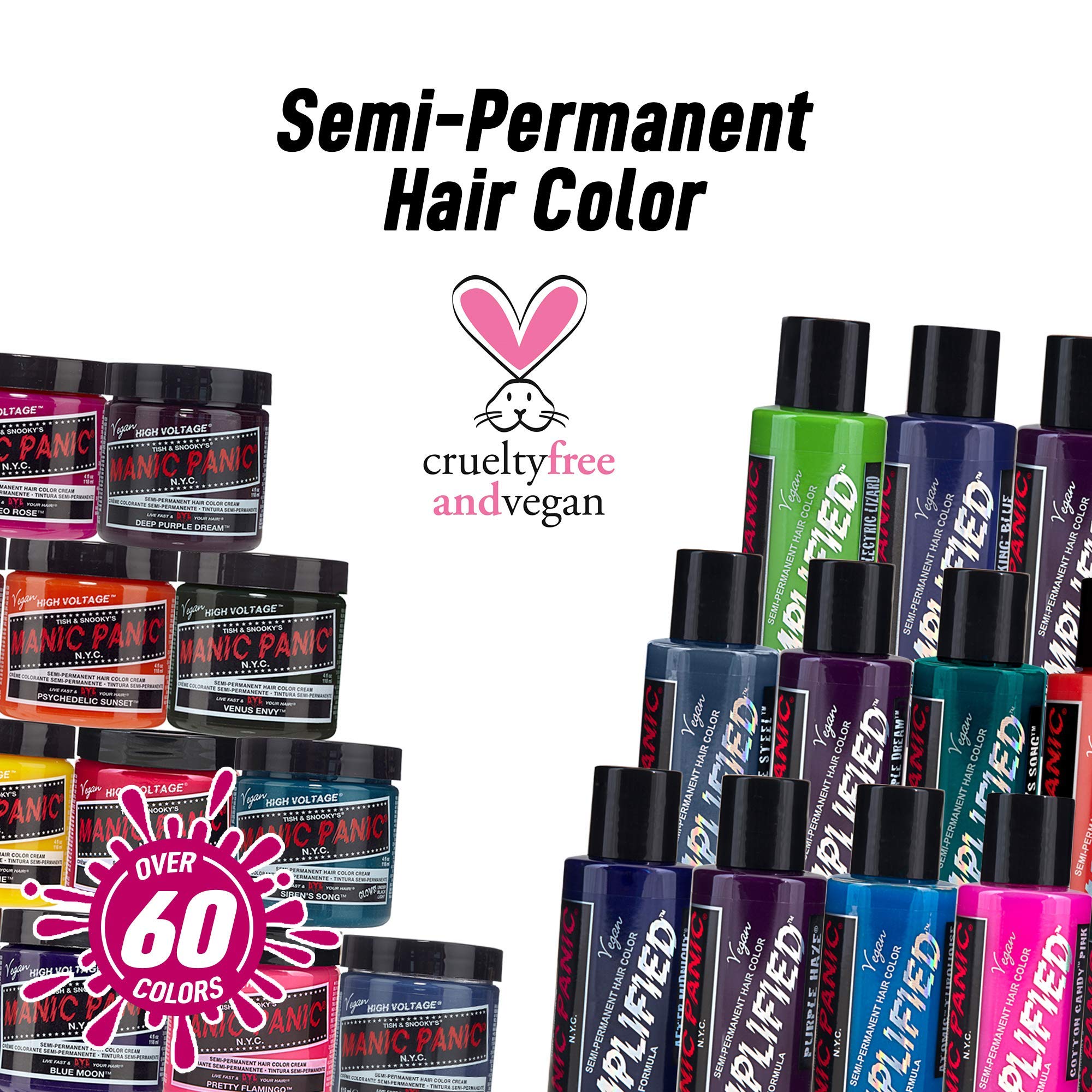 MANIC PANIC Pink Warrior estompe : s’estompe en 4 à 6 semaines.