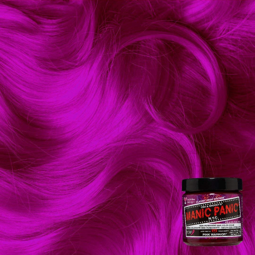 MANIC PANIC Pink Warrior – mélange facile avec d autres colorations pour teintes personnalisées