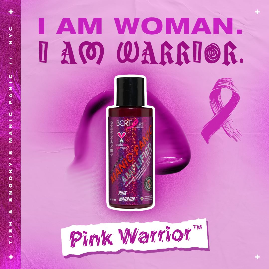 MANIC PANIC Pink Warrior mélange : possibilité d’obtenir des nuances personnalisées.