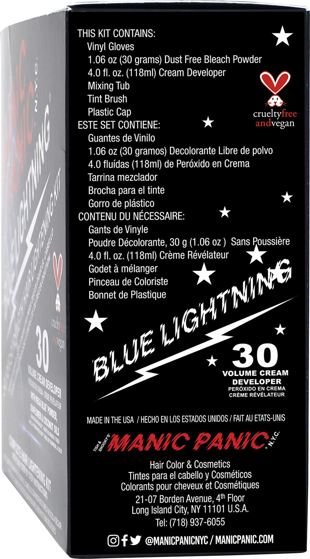 Poudre décolorante bleue neutralisante des reflets chauds pour blond homogène.