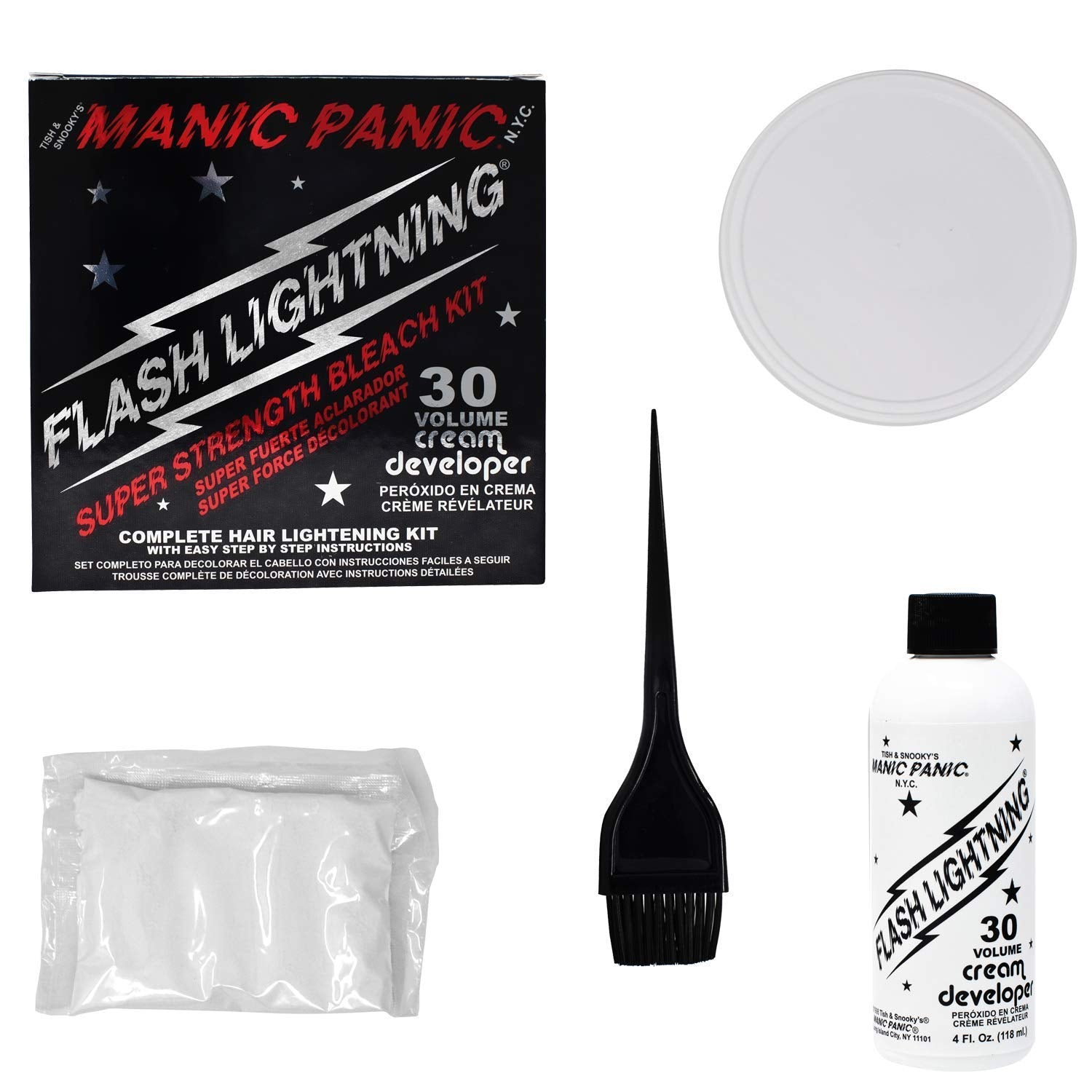 MANIC PANIC poudre décoloration sans poussière: application propre et uniforme
