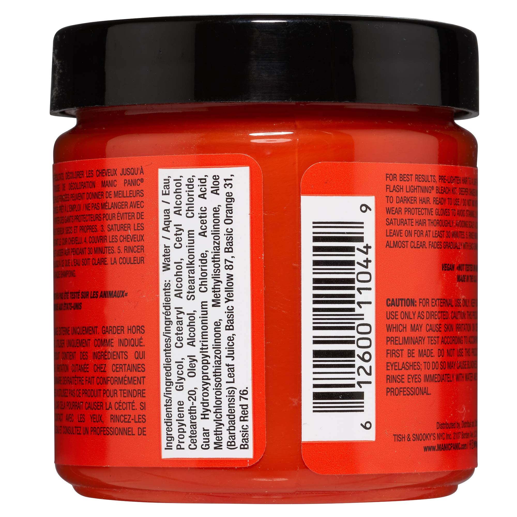 MANIC PANIC Psychedelic Sunset, produit sans cruauté envers les animaux
