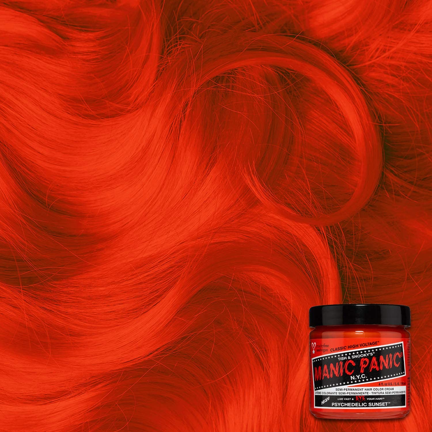 MANIC PANIC Psychedelic Sunset, mélange personnalisable pour nuances uniques et vibrantes