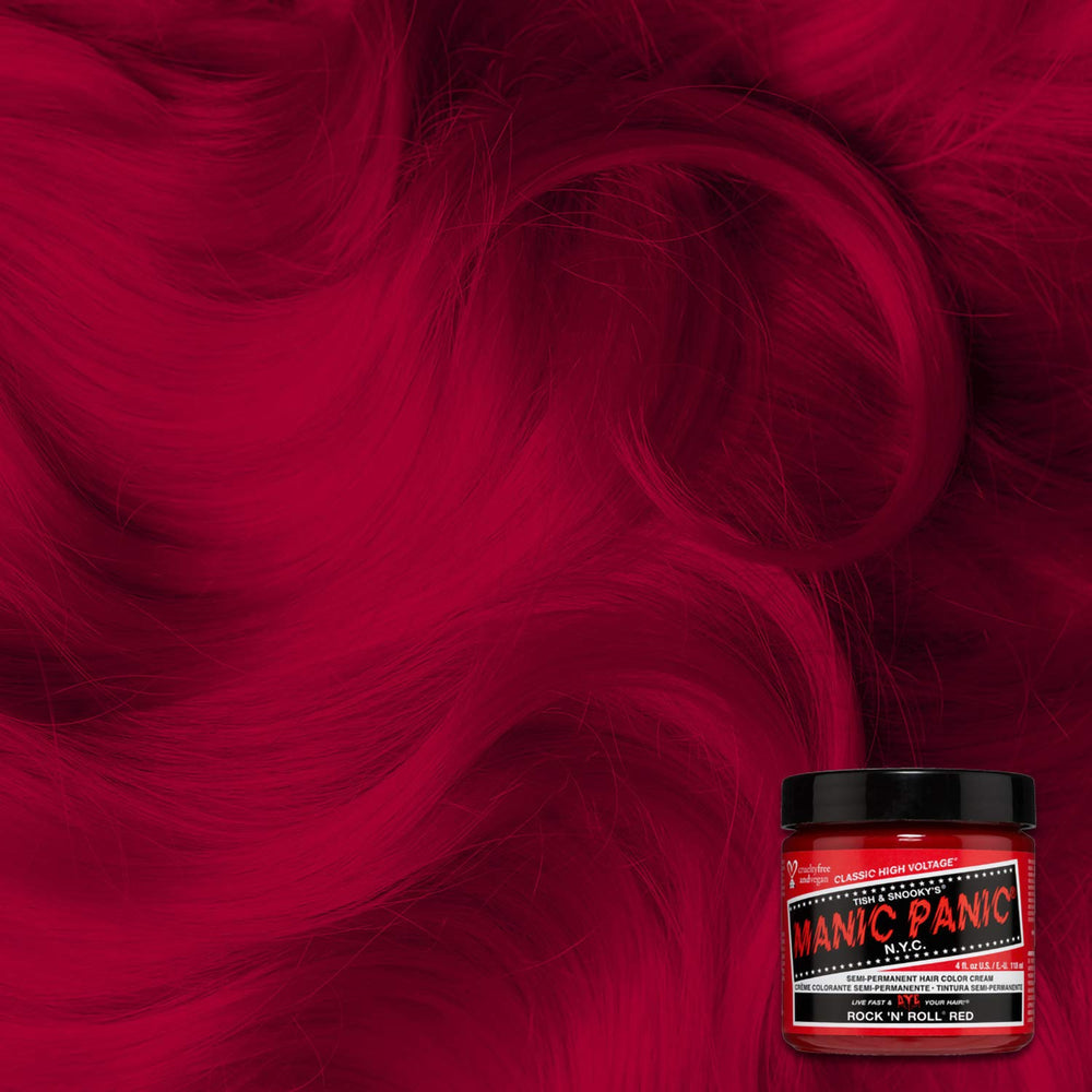 MANIC PANIC Rock N Roll Red – application facile à domicile et sécurité.