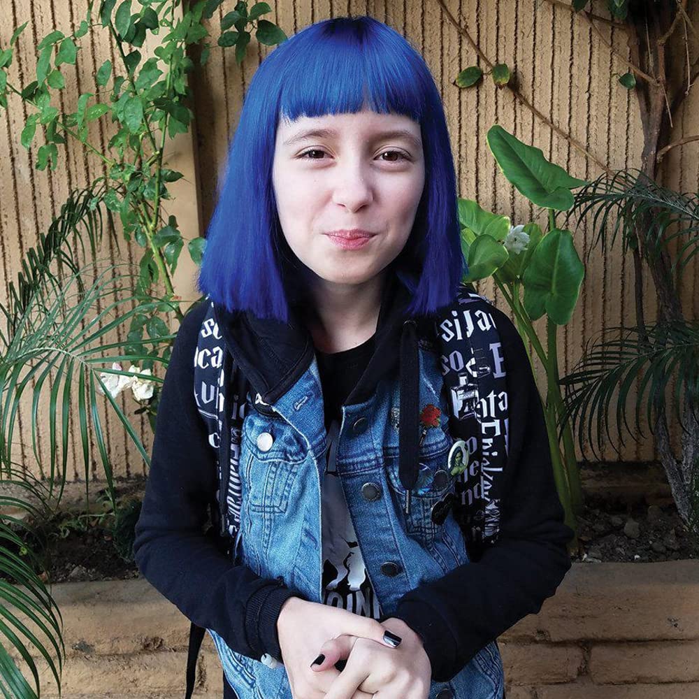 MANIC PANIC Rockabilly Blue – Avant et après coloration comme source d’inspiration.