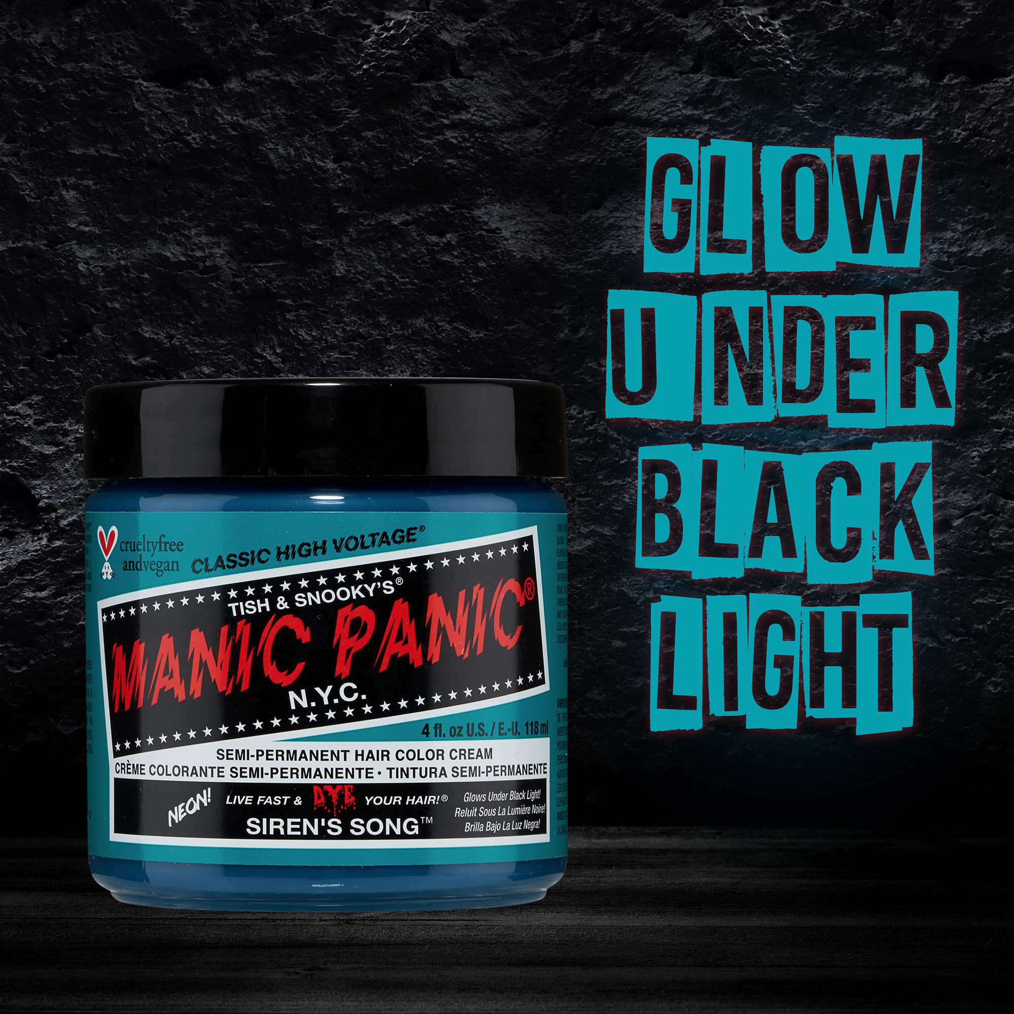 MANIC PANIC Siren's Song : Kit de blanchiment rapide pour préparer la base.